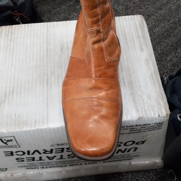 Kenneth Cole REACTION sz 14 zip up boots - Picture 6 of 17